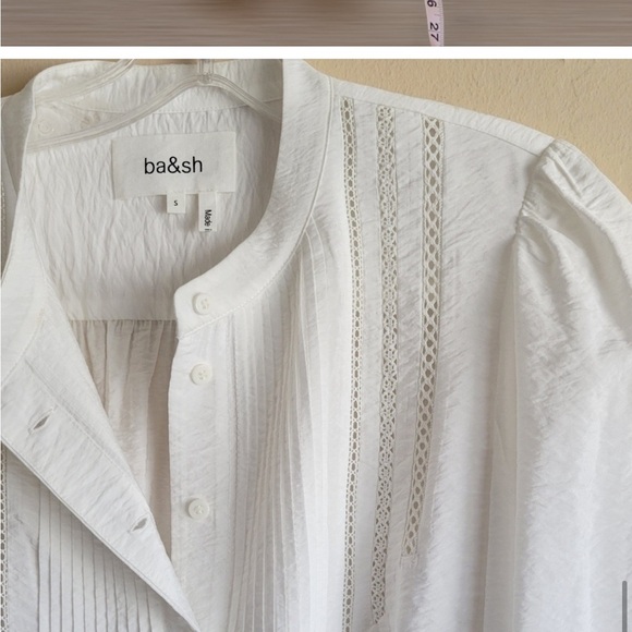 BA&SH white button up top - Picture 13 of 14
